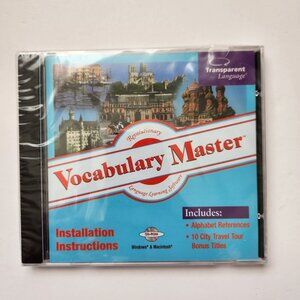 Vocabulary Master CD-ROM Language Learning Software Windows & Macintosh – Includ